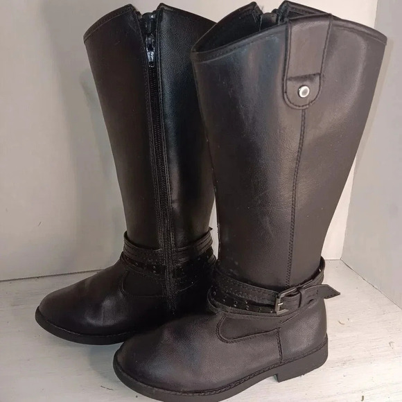 So Kids Girl's Memory Foam Rayleneblack Boots Size 1M - Picture 4 of 7